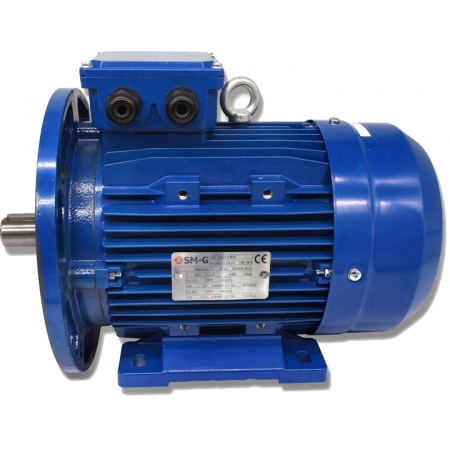 SILNIK ELEKTRYCZNY Z KOŁNIERZEM 3kW 2875 OBR 3-FAZOWY